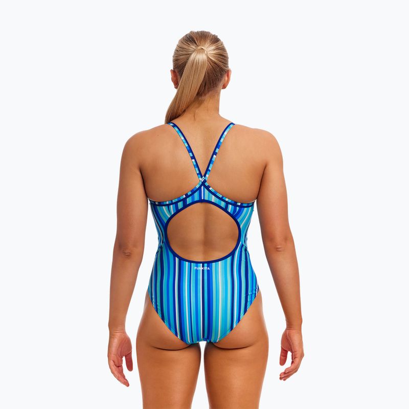 Dámské jednodílné plavky Funkita Diamond Back One Piece lane lines 3