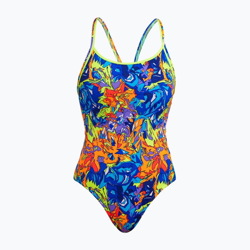 Dámské jednodílné plavky Funkita Diamond Back One Piece mixed mess