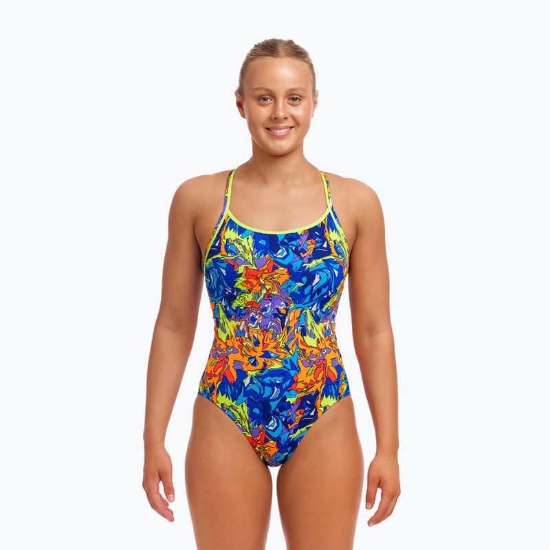 Dámské jednodílné plavky Funkita Diamond Back One Piece mixed mess 2