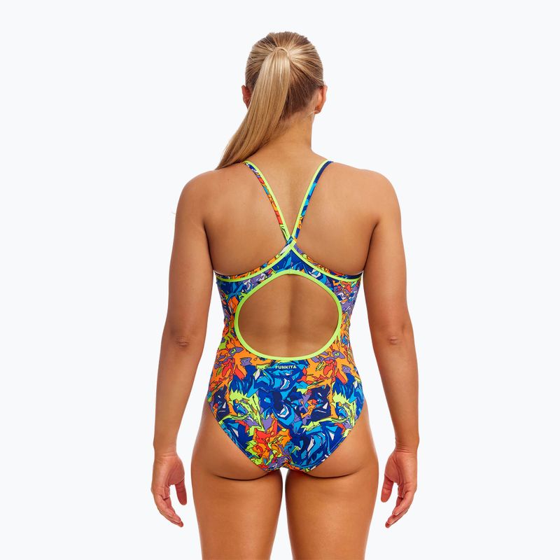 Dámské jednodílné plavky Funkita Diamond Back One Piece mixed mess 3