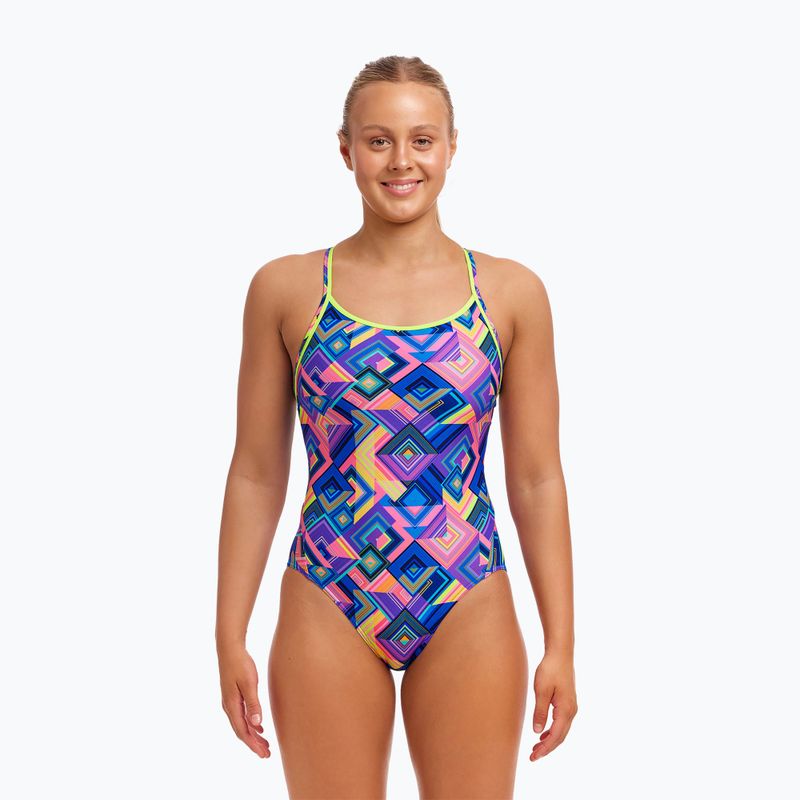 Dámské jednodílné plavky Funkita Diamond Back One Piece be square 2