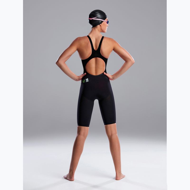 Dámské závodní plavky Funkita Apex Viper Kneeskin black mint 2