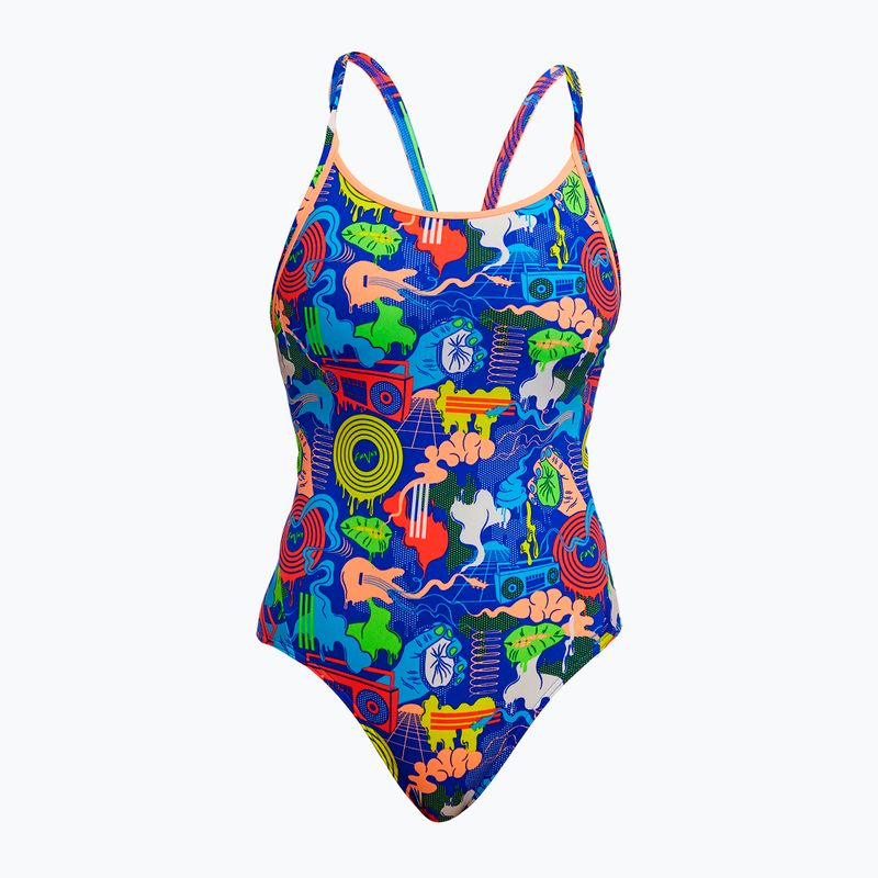 Dámské jednodílné plavky Funkita Diamond Back One Piece blues baby