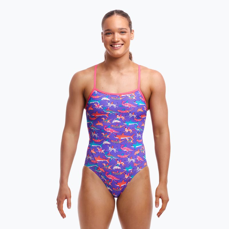 Dámské jednodílné plavky Funkita Single Strap One Piece doggie paddle 2