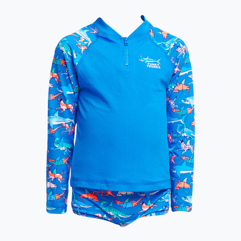 Dětské plavecké tričko Funky Trunks Zippy Rash Vest fin swimming