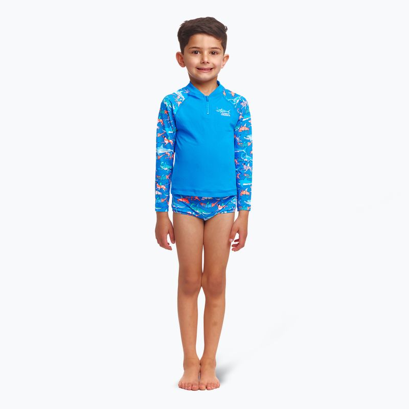 Dětské plavecké tričko Funky Trunks Zippy Rash Vest fin swimming 2