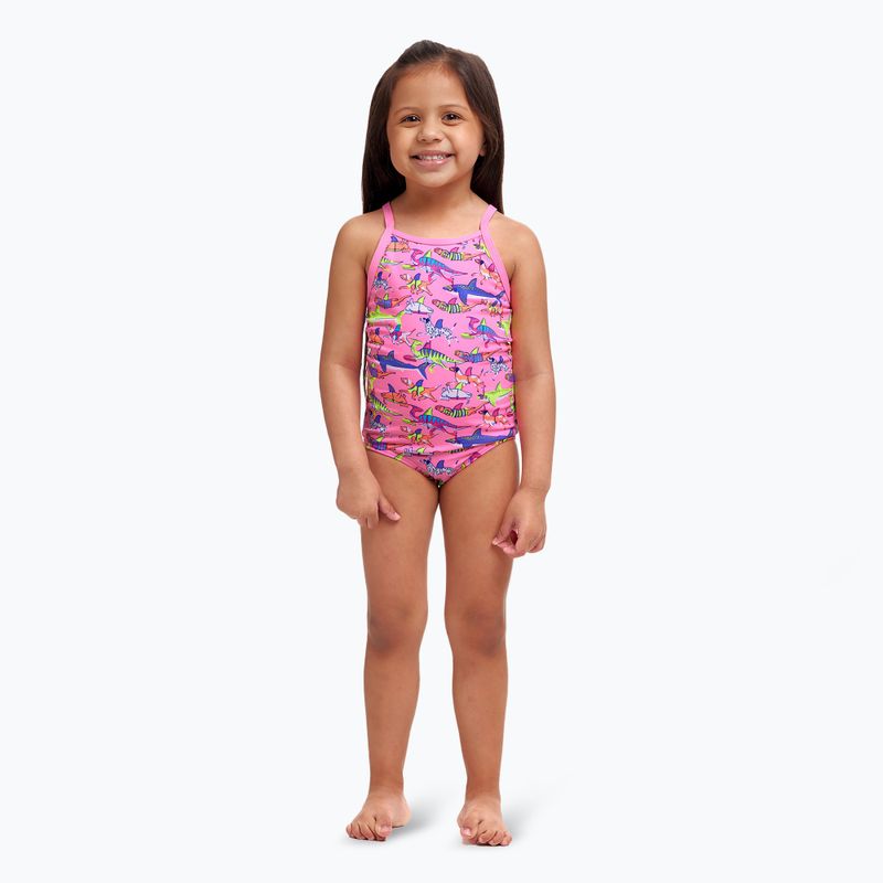 Dětské jednodílné plavky  Funkita Printed One Piece learner lane 2