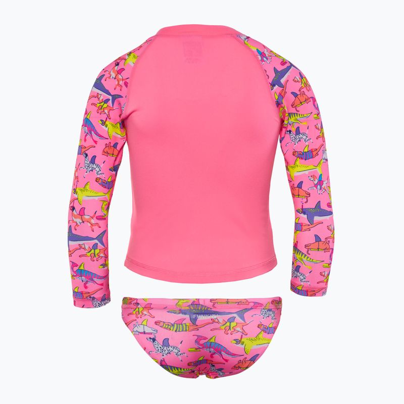 Dětská plavecká souprava Funkita Zippy Rashie & Brief learner lane 2