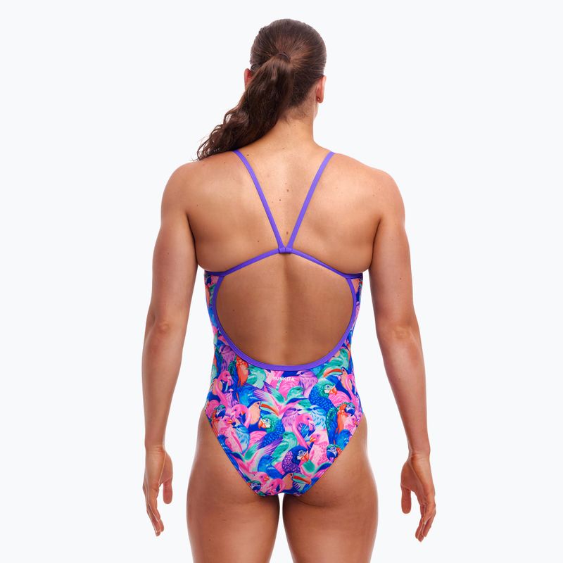 Dámské jednodílné plavky Funkita Single Strap One Piece birds gone wild 3