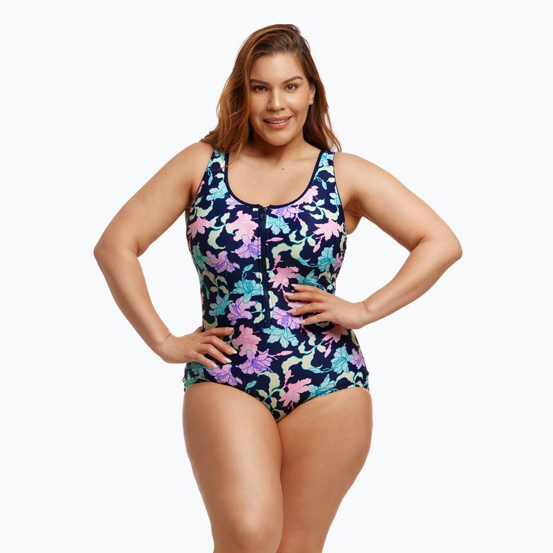 Dámské jednodílné plavky Funkita Zip Front One Piece fast flow 4
