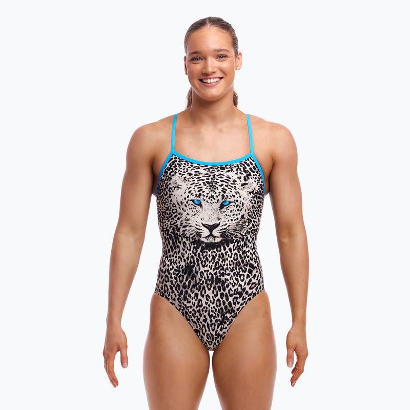 Dámské jednodílné plavky Funkita Single Strap One Piece white walker 2