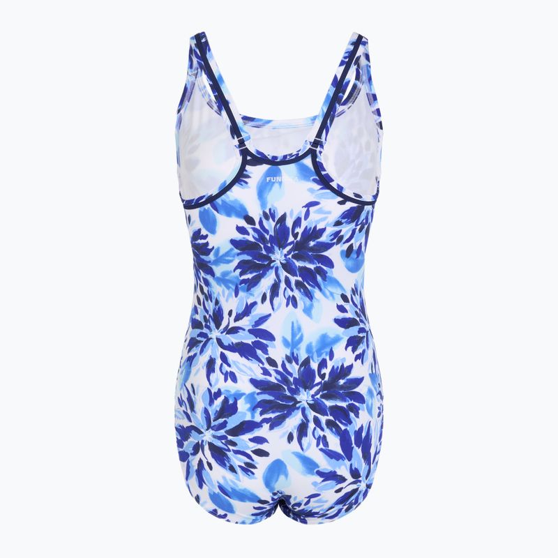 Dámské jednodílné plavky Funkita Locked In Lucy One Piece blossom blue 2