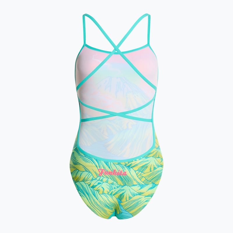 Dámské jednodílné plavky Funkita Strapped In One Piece candy climb 2