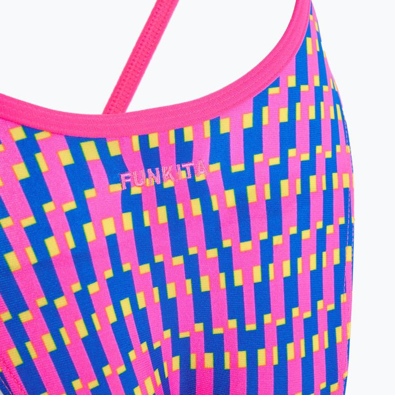 Dámské jednodílné plavky Funkita High Leg One Piece daily steps 3