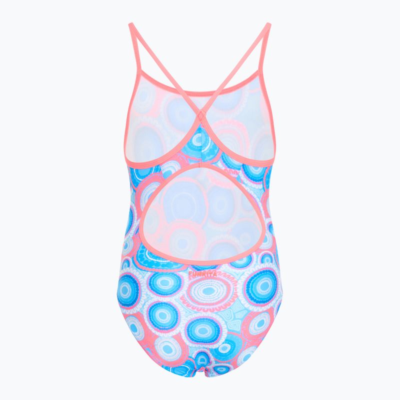 Dětské jednodílné plavky Funkita Diamond Back One Piece bundjalung blue 2