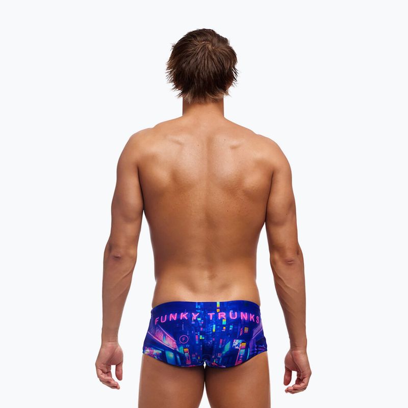 Pánské plavecké šortky Funky Trunks Sidewinder Trunks cyber city 2