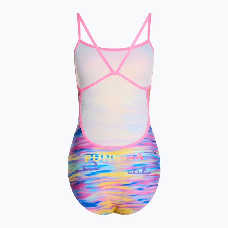 Dámské jednodílné plavky Funkita Single Strap One Piece darkinjung sunset 2