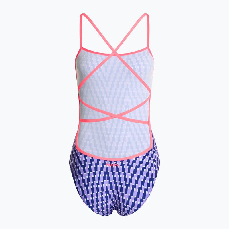 Dámské jednodílné plavky Funkita Strapped In One Piece future dusk 2