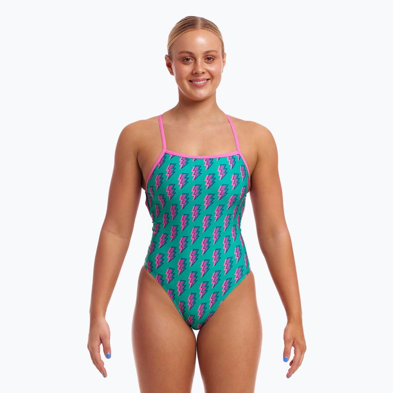 Dámské jednodílné plavky  Funkita Strapped In One Piece zip zap 2