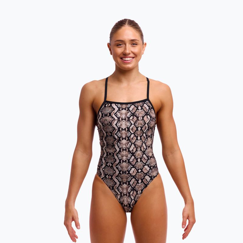 Dámské jednodílné plavky Funkita Tie Me Tight One Piece rattle racer  2