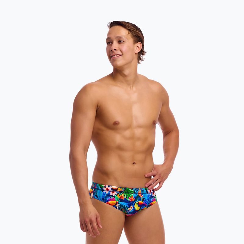 Pánské plavky Funky Trunks Seamed Briefs birdie wordie 2