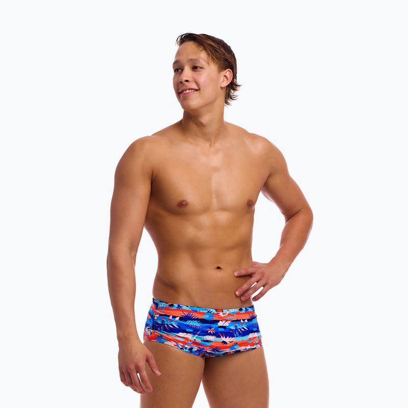 Pánské plavecké boxerky Funky Trunks Sidewinder Trunks forever fossil 2