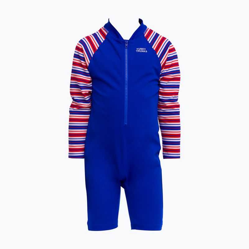 Dětský overal UPF 50+ Funky Trunks Go Jump Suit I Want You