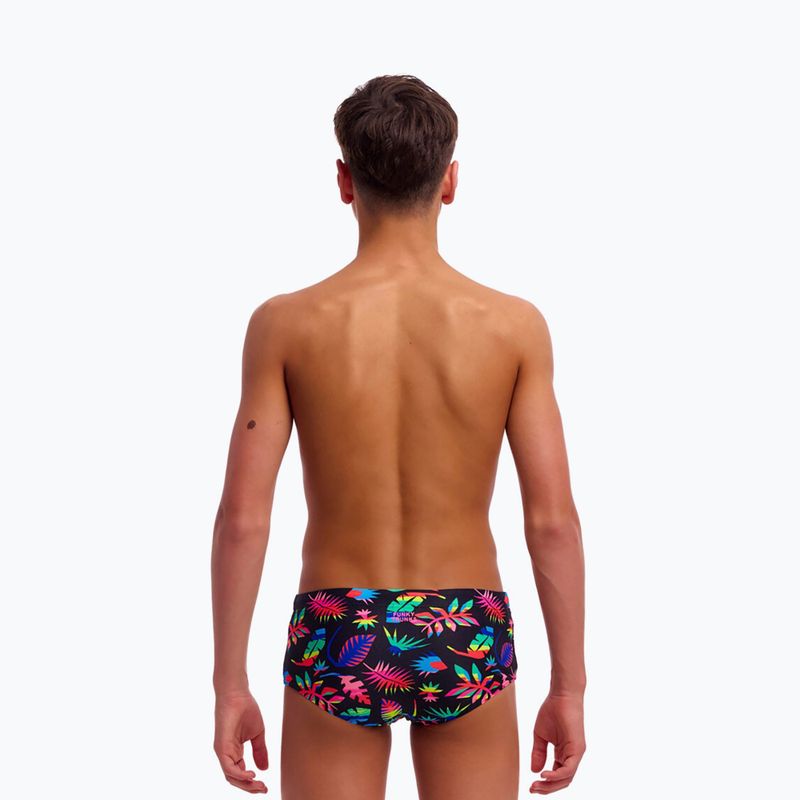 Dětské plavecké boxerky Funky Trunks Sidewinder Trunks lost leaf 3