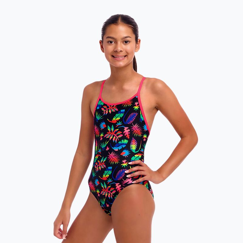 Dětské jednodílné plavky Funkita Diamond Back One Piece lost leaf