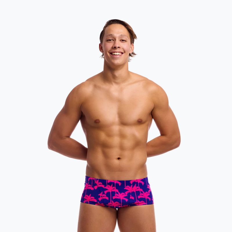 Pánské plavecké šortky Funky Trunks Classic Trunks pinky palms 2