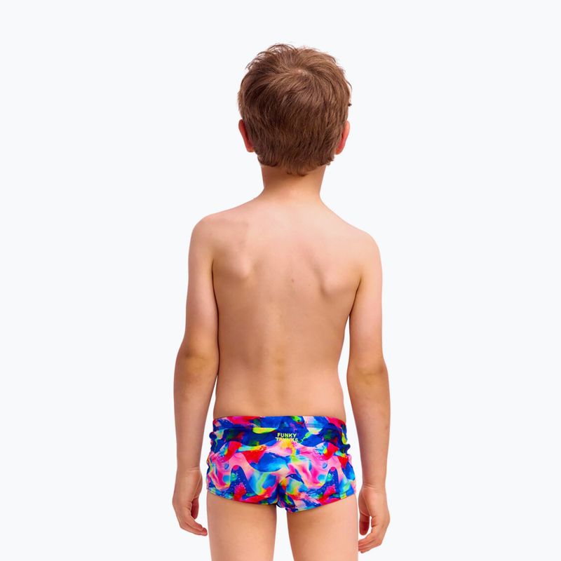 Dětské plavecké boxerky Funky Trunks Printed Trunks wet wave 3
