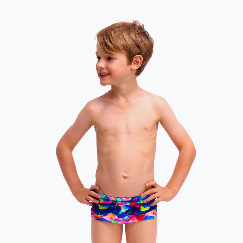 Dětské plavecké boxerky Funky Trunks Printed Trunks wet wave 4