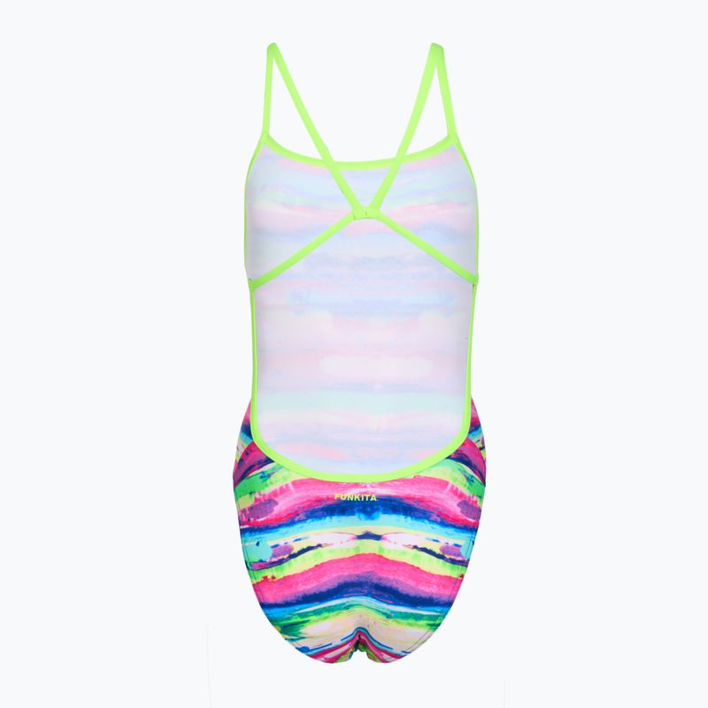 Jednodílné plavky Funkita Single Strength One piece paint patch 2