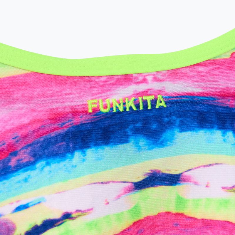 Jednodílné plavky Funkita Single Strength One piece paint patch 3