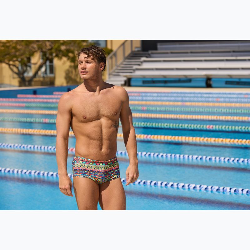 Pánské plavecké boxerky Funky Trunks Sidewinder Trunks packed up 5