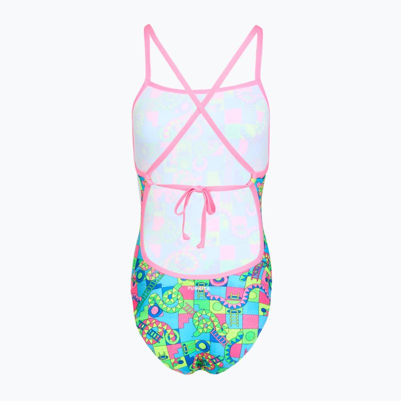 Dámské jednodílné plavky  Funkita Tie Me Tight One piece lakes & saddles 2