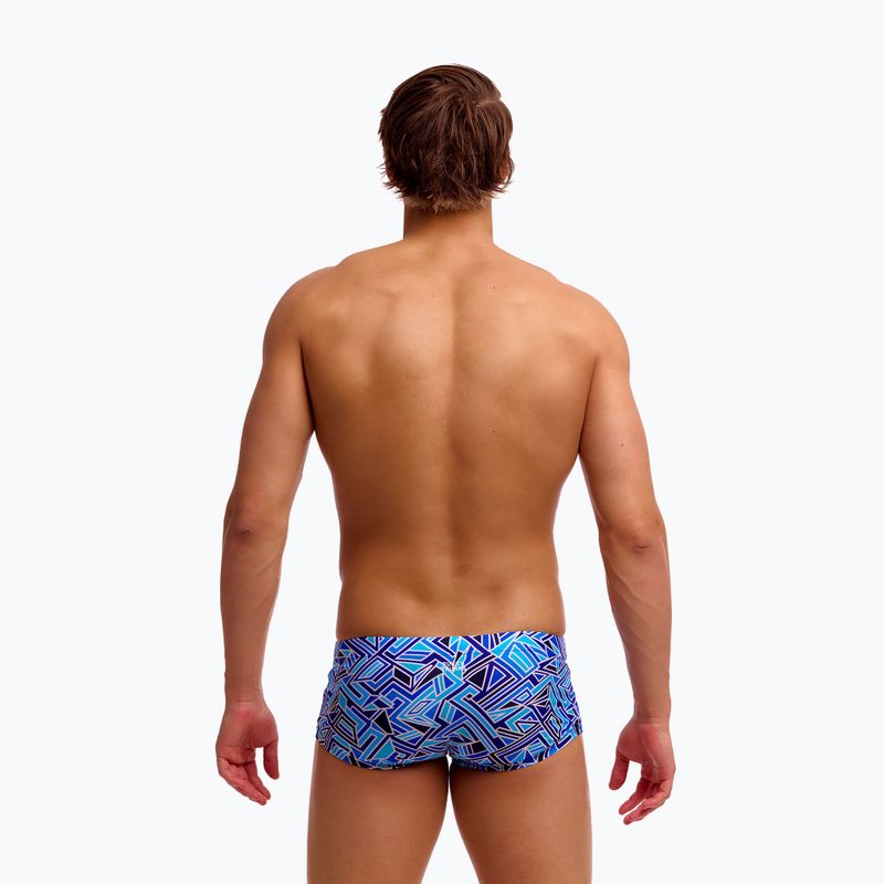 Pánské plavecké boxerky Funky Trunks Classic Trunks blue bits 3