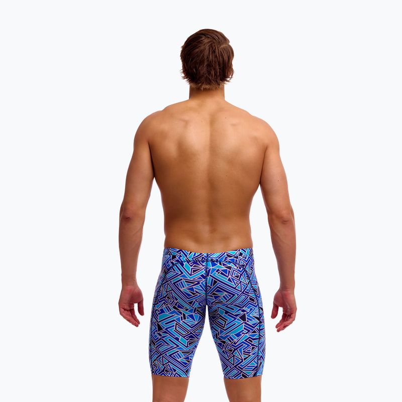 Pánské plavecké jammery Funky Trunks Training Jammers blue bits 3