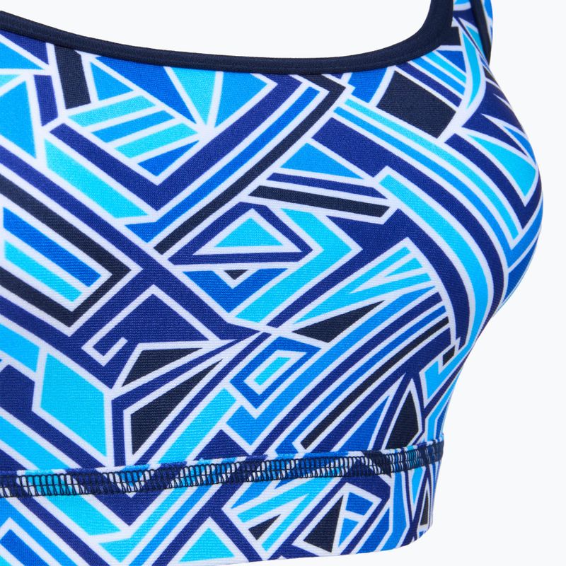 Horní díl plavek Funkita Sports Top blue bits 3