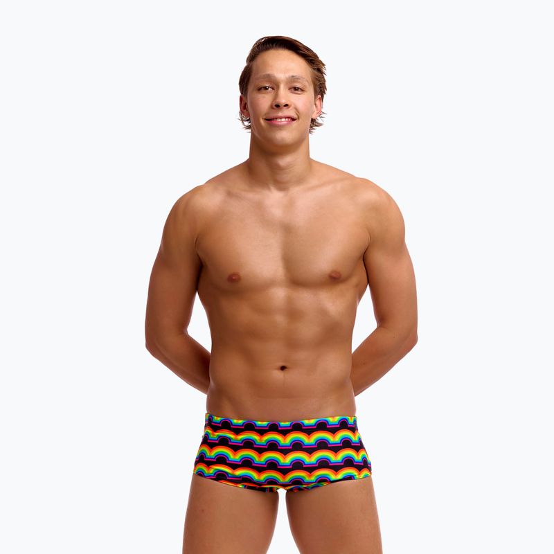 Pánské plavecké boxerky Funky Trunks Sidewinder Trunks rainbowie 3