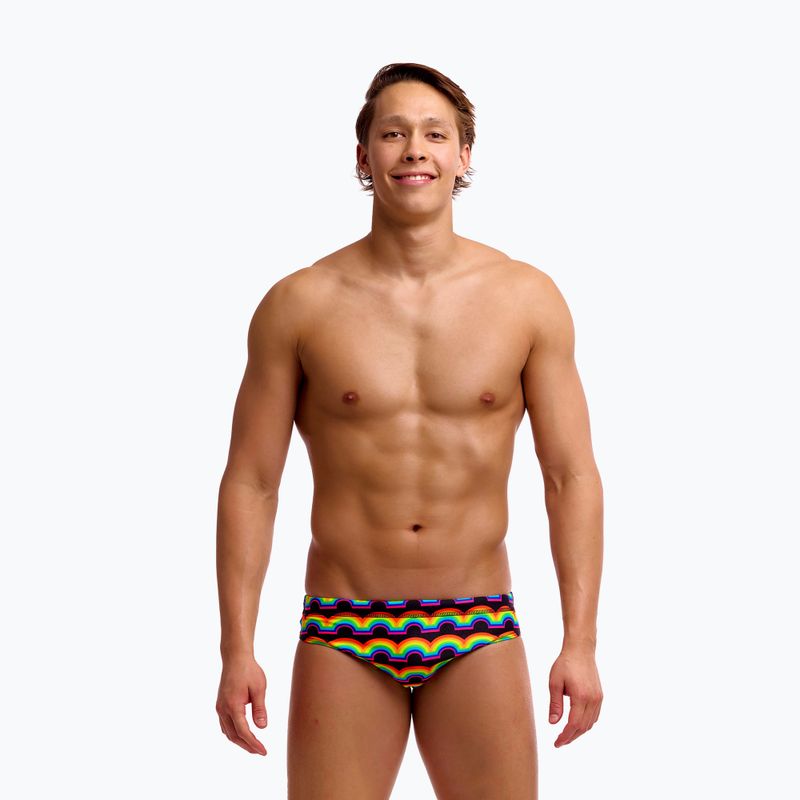 Pánské plavky Funky Trunks Classic Brief in rainbow 2