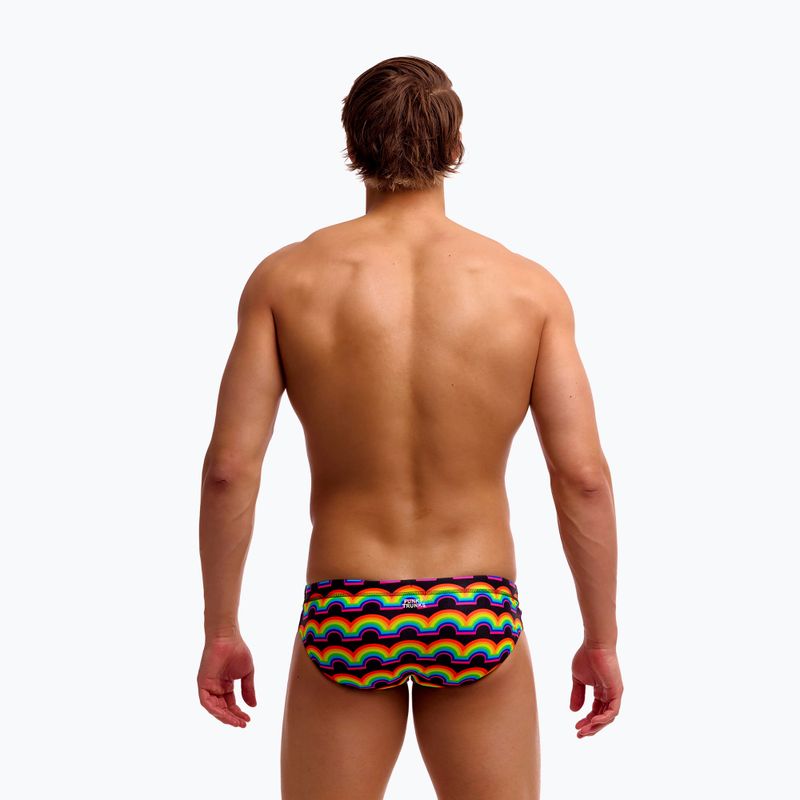 Pánské plavky Funky Trunks Classic Brief in rainbow 4
