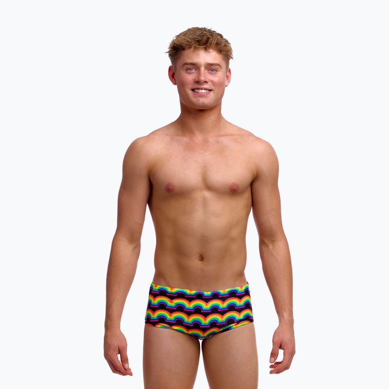 Dětské plavecké boxerky Funky Trunks Sidewinder Trunks rainbowie 2