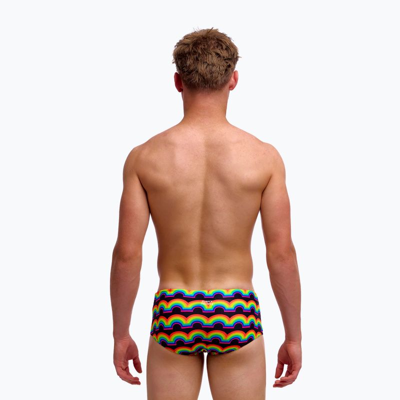 Dětské plavecké boxerky Funky Trunks Sidewinder Trunks rainbowie 4