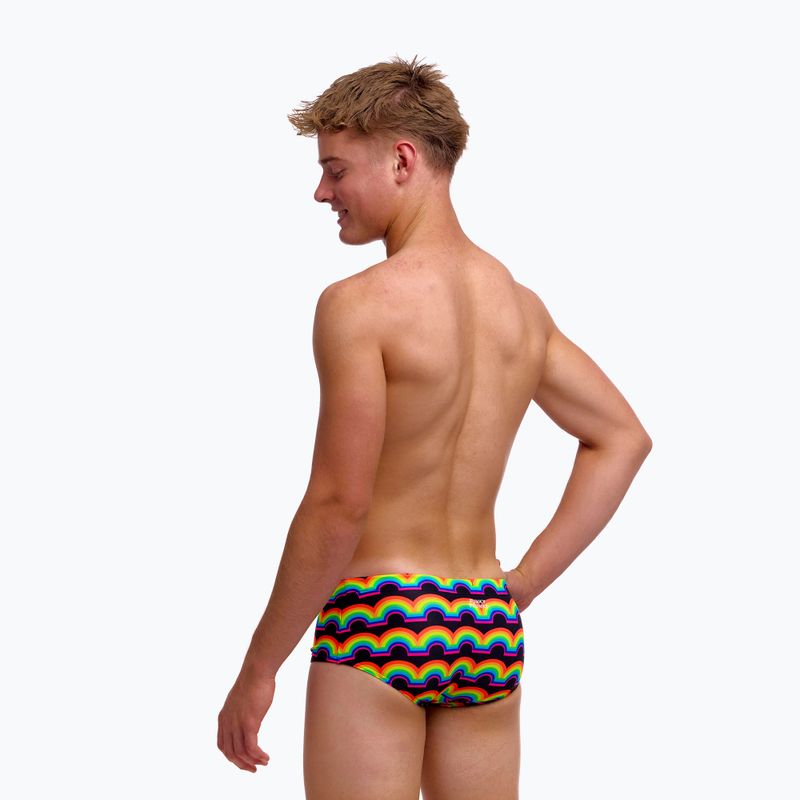 Dětské plavecké boxerky Funky Trunks Sidewinder Trunks rainbowie 5