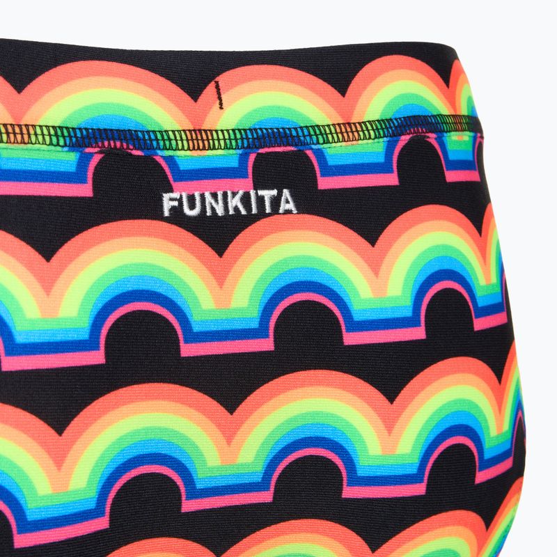 Spodní díl plavek Funkita Sports Brief rainbowie 3