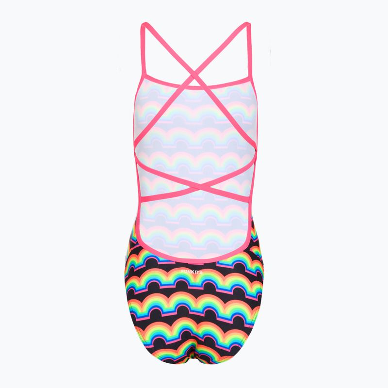 Dámské jednodílné plavky Funkita Strapped In One piece rainbowie 2