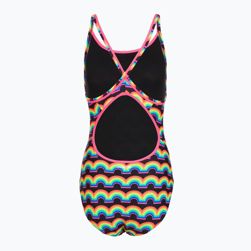 Dámské jednodílné plavky Funkita Diamond Secure One piece rainbowie 2