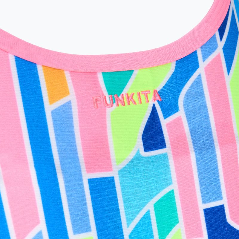 Dámské jednodílné plavky  Funkita Single Strap One piece pillared 3
