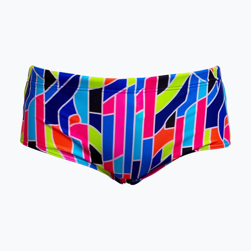 Dětské plavecké boxerky Funky Trunks Sidewinder Trunks fault lines